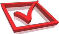 checkmark boxed