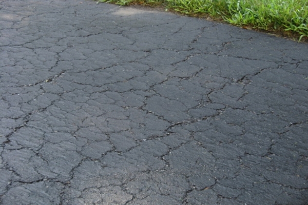 damaged driveway