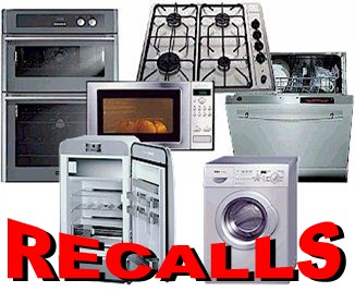 recalled appliances