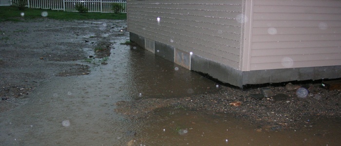 water in basement